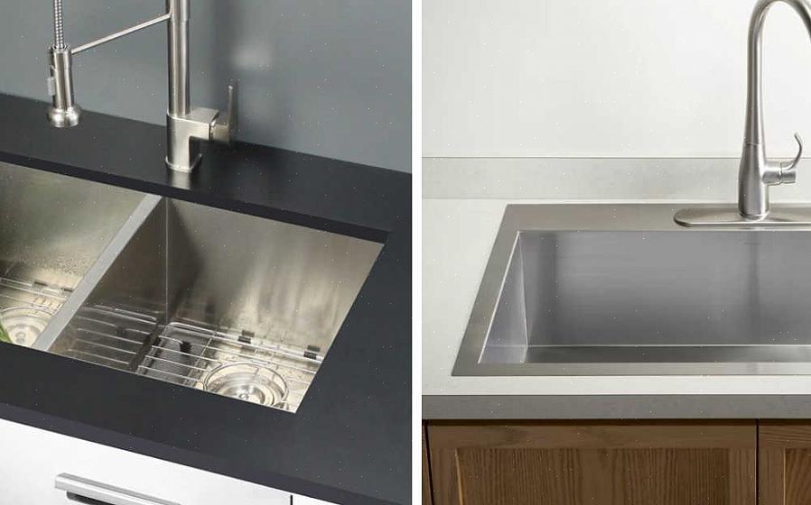 Anbring den nye bortskaffelsesvaskeflange eller sinkfilteret i vaskeåbningen