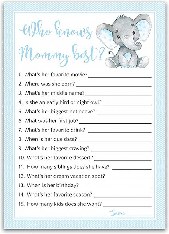 Dette er et fantastisk co-ed baby shower-spil