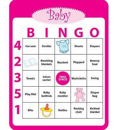 En af grundpillerne i de fleste babybrusere er baby shower-spillet