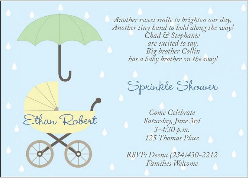 Baby shower temaer til anden brusebad
