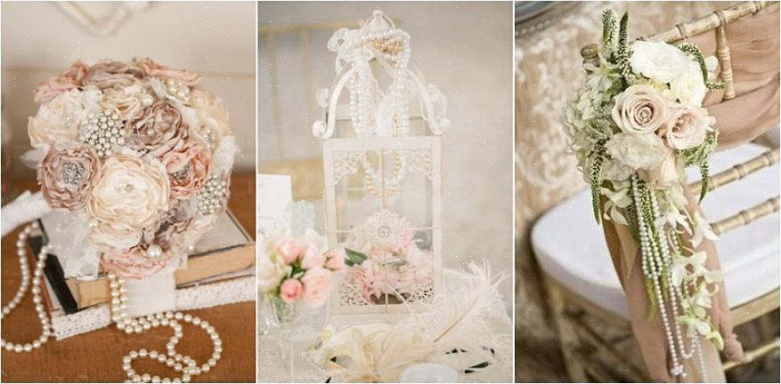 Giv dit bryllup med vintage-tema den mest autentiske følelse med vintage bryllupsblomsterarrangementer