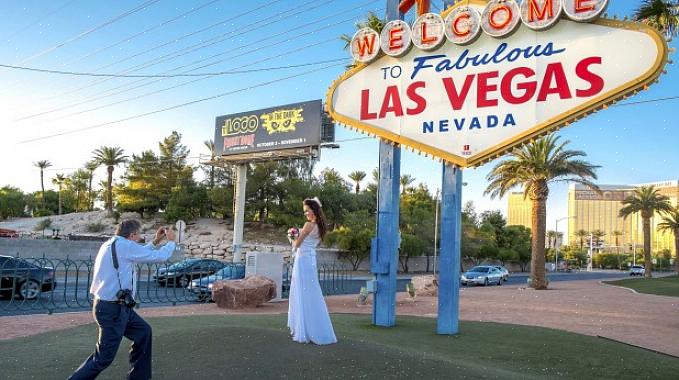 Du behøver ikke at være bosiddende i Nevada for at blive gift i staten