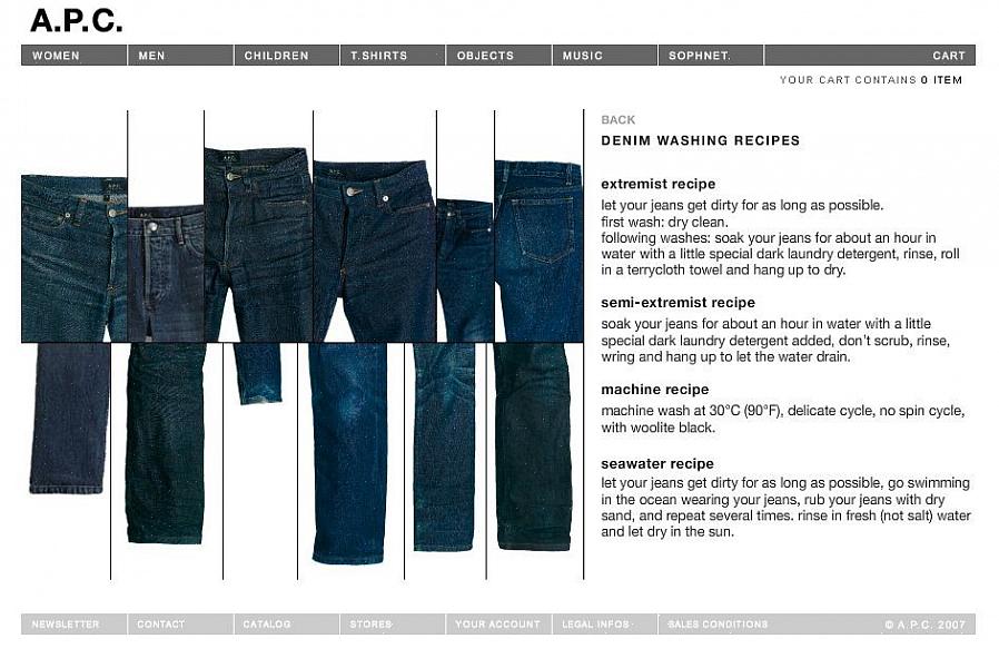 Hvor ofte skal man vaske rå denim