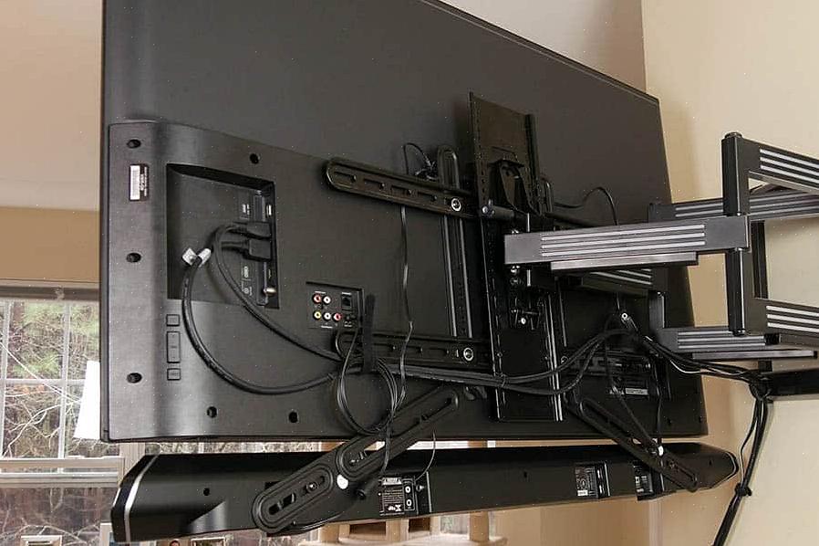Hvis tv-holderen kun har et 140 cm tv