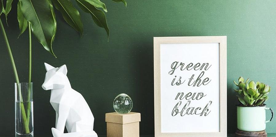 Du kan bringe en stærk tilstedeværelse af Wood feng shui-elementet med enhver kunst efter eget valg