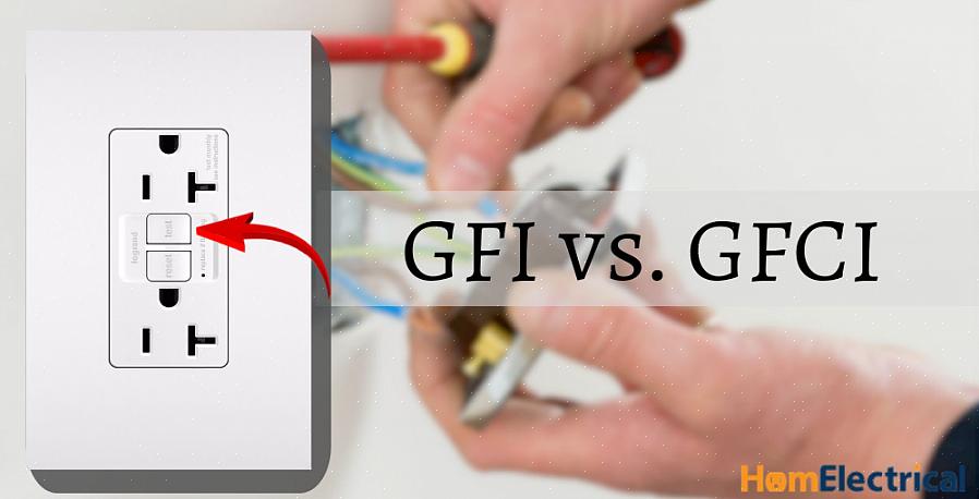 Denne krævede beskyttelse kan leveres enten af en GFCI-afbryder eller GFCI-stik