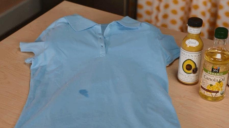 Sådan fjernes oliepletter fra nylon