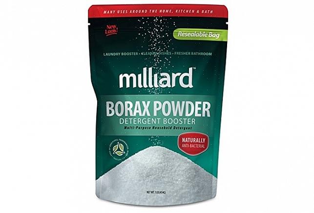 20 Mule Team Borax-mærket er traditionelt blevet brugt til tøjvask