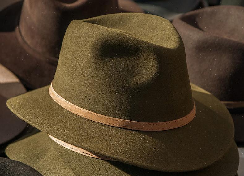 En ægte fedora er lavet af uldfilt