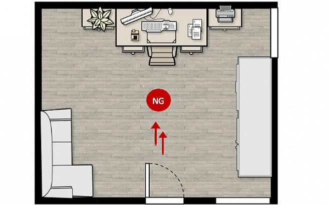 Øvelse af god feng shui i andre dele af dit kontor kan minimere de dårlige effekter