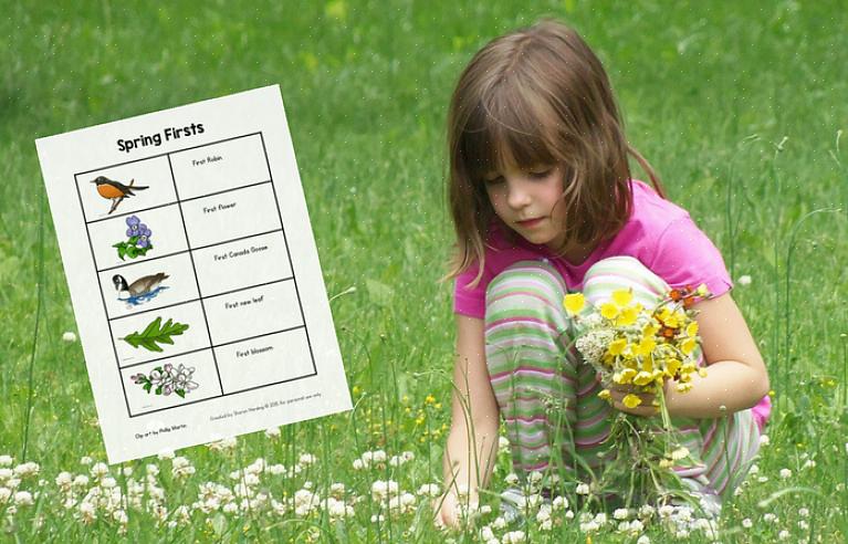 Første dag af forårets aktiviteter for børn