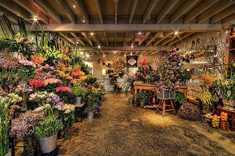 Et traditionelt fransk landligt blomsterprint