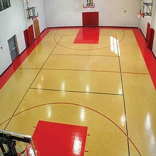 En professionel basketballbanegulv koster mellem 59700€