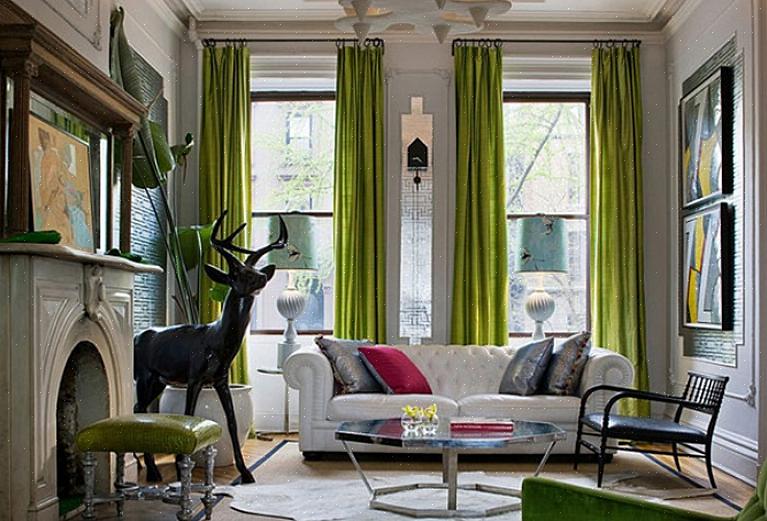 Brug chartreuse som en accent