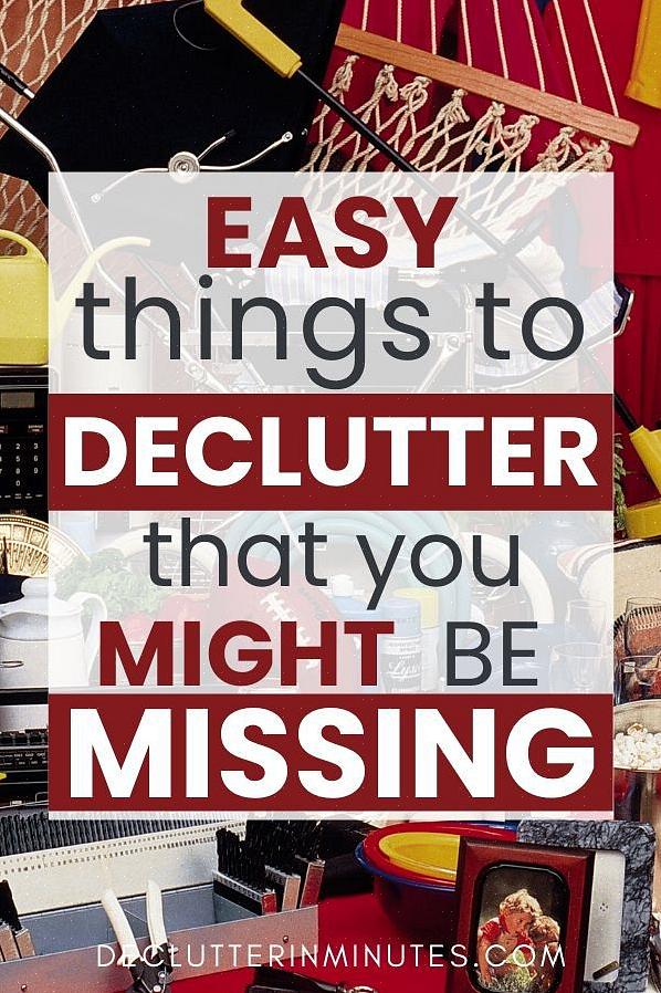Hvis decluttering af et helt rum lyder som en for stor opgave