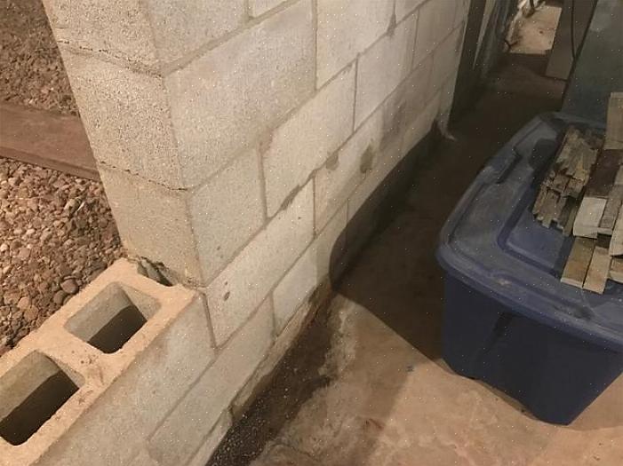 Sådan identificeres kilden til vandproblemer i et krybningsrum