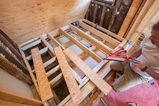 Men hvis lofterne er indrammet med 2 x 6s eller 2 x 8s