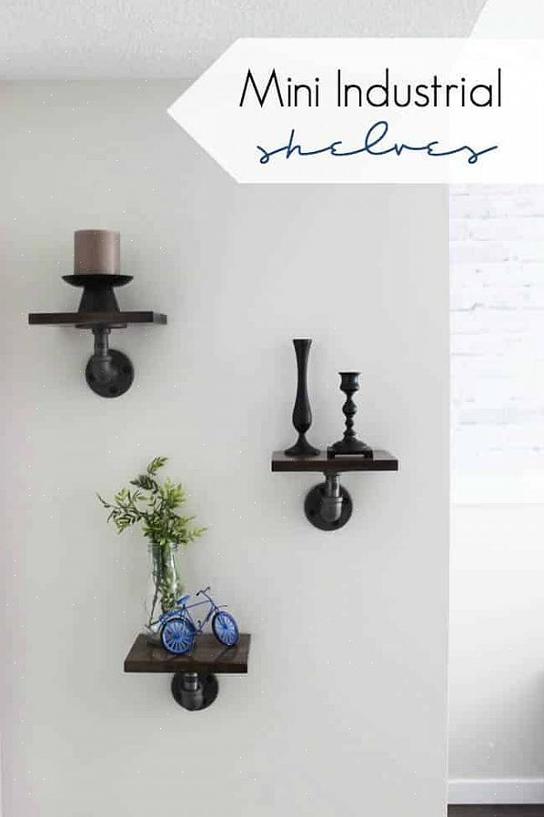 Sådan laver du DIY rørhylder