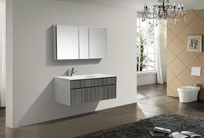 Med disse "wafer-style" vægmonterede toiletborde