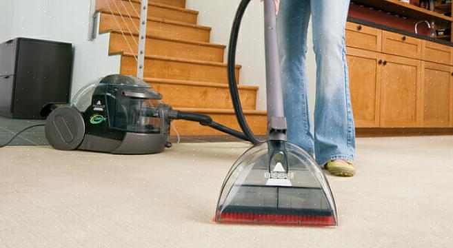 Tæppe lavet af naturlige fibre som uld bør heller ikke støvsuges med en vispebørste