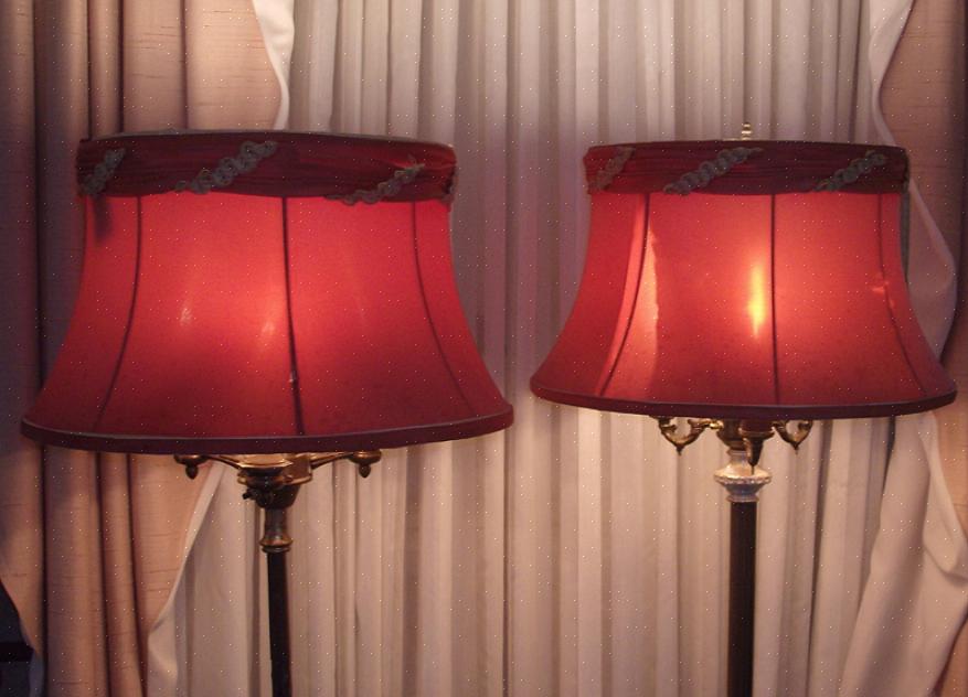 Før du begynder at renovere din gulvlampe