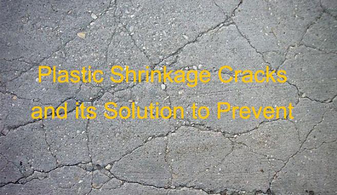 For at forhindre revner placeres plastik over hærdningsbetonen for at fange vandet inde