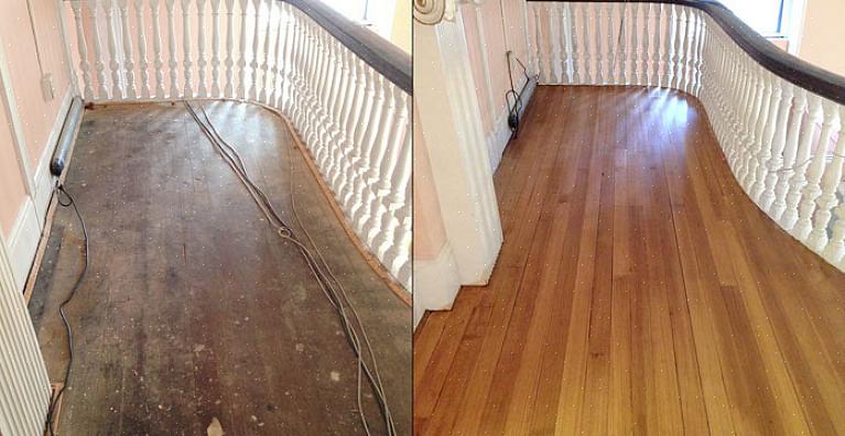 Der er fire hovedarbejdsdele i et refinishing-projekt af hårdttræ