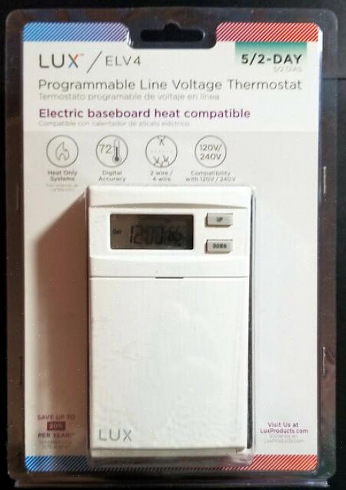 Med dobbeltpolede termostater er begge varme ledninger